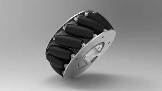 采用麦克纳姆轮的后轮机器人缩略图